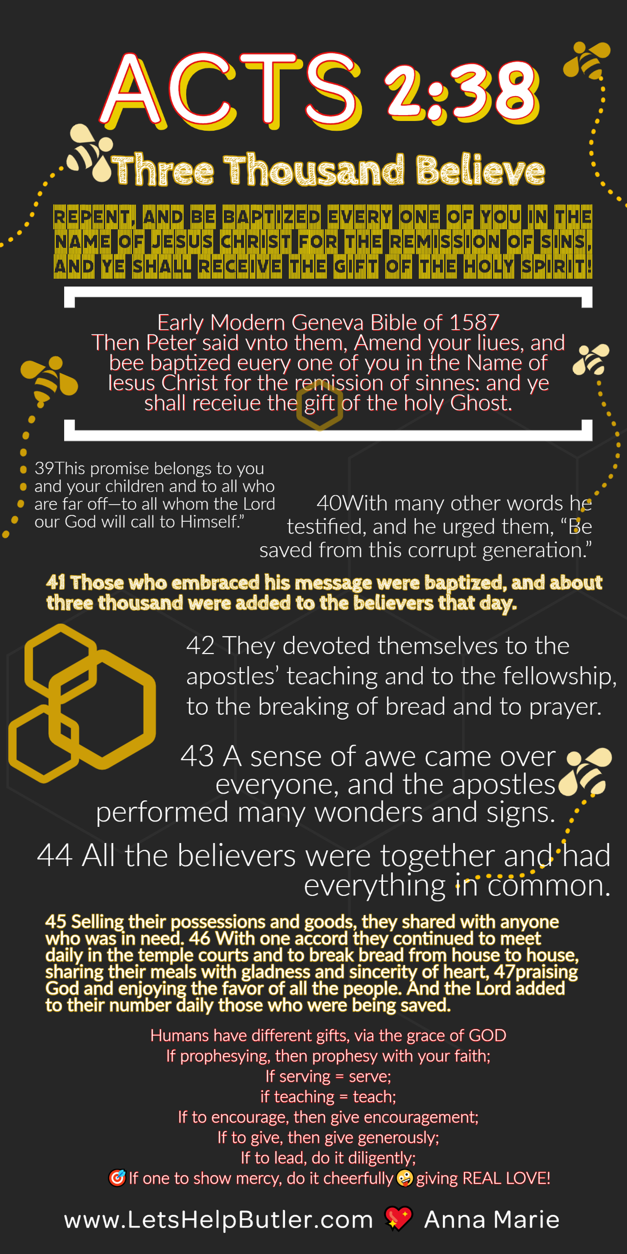 Acts 2:38 LEARN to BEE FREE.... Let's Talk 💖 Anna Marie (202) 709-HELP [4357] for Social Media Planning, Business Organization Collaboration, Grant Writing Services, Event Planning, or Community Outreach in or around Butler County, Pennsylvania. 💖 Anna Marie